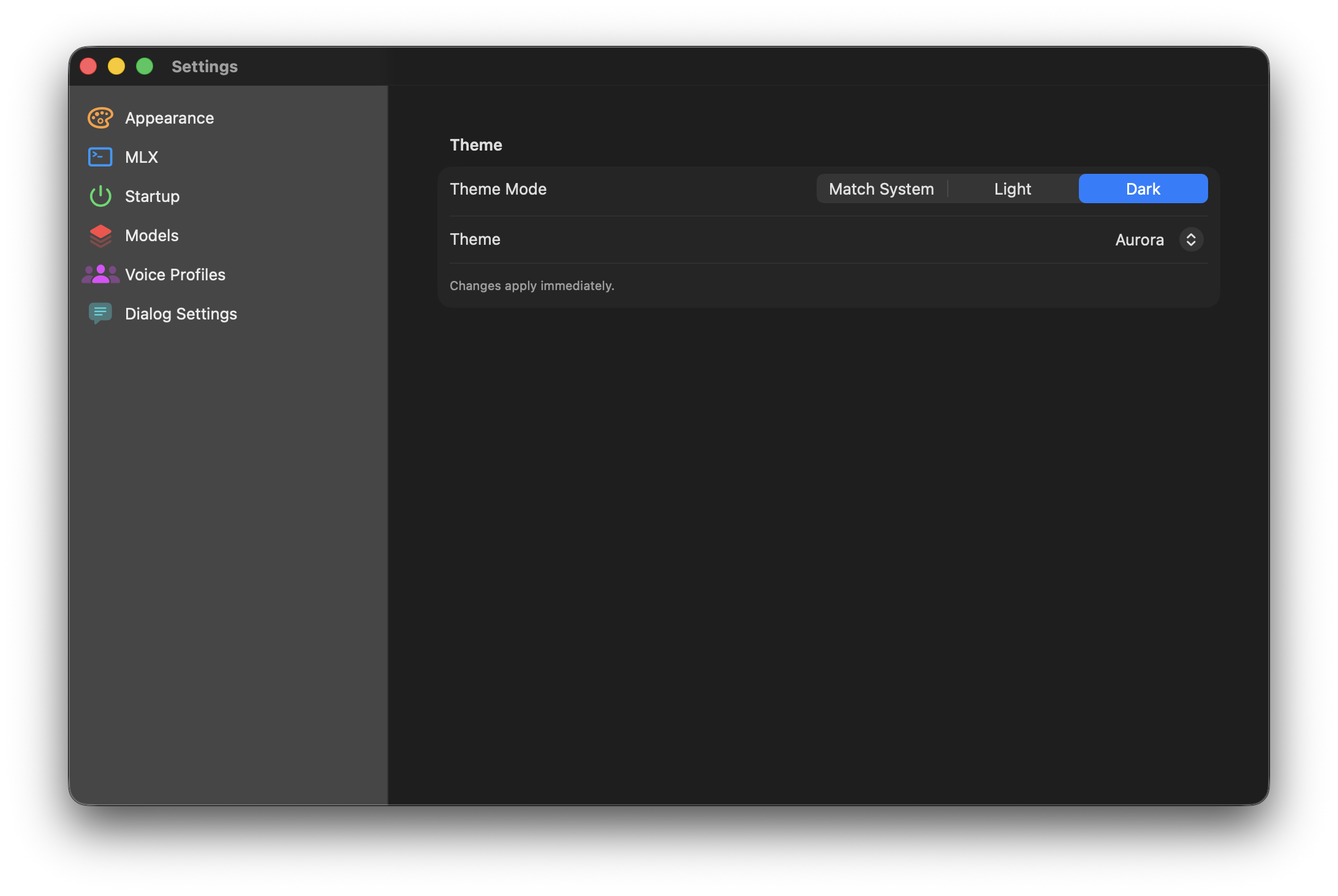 Podcast mode with dialogue preview
